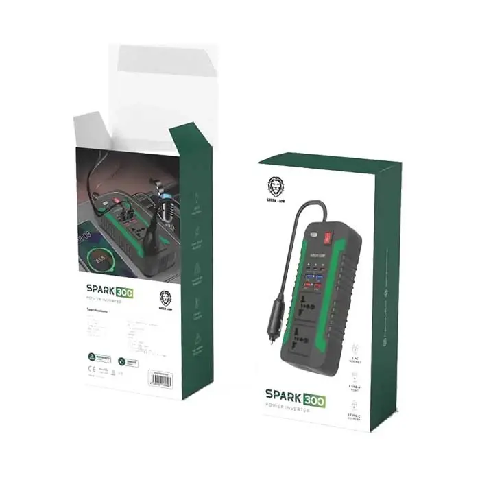شارژر فندکی 300 وات گرین لاین مدل spark 300